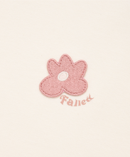 將圖片載入圖庫檢視器 FALLETT Flower Logo 粉色牛角袖T恤