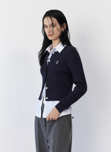 將圖片載入圖庫檢視器 CITYBREEZE 經典LOGO刺繡麻花針織上衣 (6色可選_奶油色/薄荷綠/深藍色/天空藍/黃色/灰色)