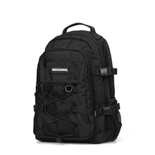 將圖片載入圖庫檢視器 NEIKIDNIS Mesh String 反光抽繩多功能後背包 黑色