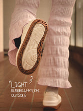 將圖片載入圖庫檢視器 POSE GANCH Mummum C.V 白色厚底麵包帆布鞋 二代輕量款