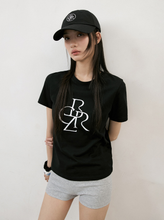 將圖片載入圖庫檢視器 CITYBREEZE 經典LOGO涼感棉質上衣 黑色