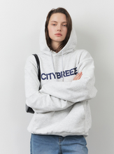 將圖片載入圖庫檢視器 CITYBREEZE 個性裂紋LOGO帽T (2色可選_花灰色/深藍色)
