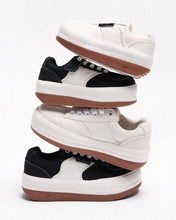 將圖片載入圖庫檢視器 POSE GANCH Mummum C.V Kids 兒童版黑色厚底麵包帆布鞋