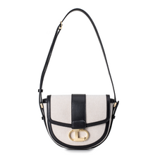 將圖片載入圖庫檢視器 LOEKA New Acme S 兩用半月黑色牛皮包