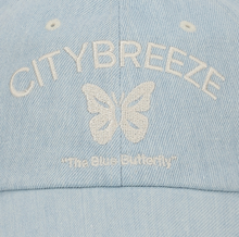 將圖片載入圖庫檢視器 CITYBREEZE 個性蝴蝶圖案棒球帽 (3色可選_黑色/深色丹寧/淺色丹寧)