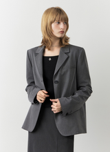 將圖片載入圖庫檢視器 CITYBREEZE 羅紋蕾絲方領長袖上衣 (4色可選_白色/灰色/黑色/天空藍)