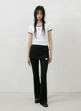 將圖片載入圖庫檢視器 CITYBREEZE 撞色修身短袖上衣 (7色可選_黑色/深藍色/白色/黃色/粉色/紅色/天空藍)