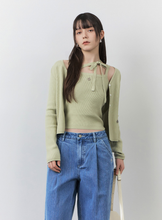 將圖片載入圖庫檢視器 CITYBREEZE 簡約綁帶兩件式針織套裝 (3色可選_黑色/橄欖綠/奶油色)