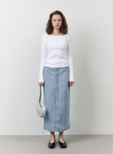 將圖片載入圖庫檢視器 CITYBREEZE 多層次造型長袖上衣 (3色可選_黑色/白色/天空藍)