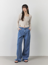 將圖片載入圖庫檢視器 CITYBREEZE 方領排釦造型長袖上衣 (4色可選_白色/灰色/米色/黑色)