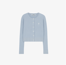 將圖片載入圖庫檢視器 CITYBREEZE 經典LOGO刺繡麻花針織上衣 (6色可選_奶油色/薄荷綠/深藍色/天空藍/黃色/灰色)