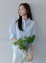 將圖片載入圖庫檢視器 CITYBREEZE 雙口袋天絲襯衫 (4色可選_黑色/白色/天空藍/檸檬黃)