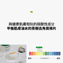 將圖片載入圖庫檢視器 TROUBLESS 4HA 多重茶樹抗痘棉片