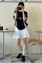 將圖片載入圖庫檢視器 FALLETT Sport Club 足球黑粉撞色短袖T恤