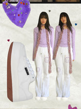 將圖片載入圖庫檢視器 POSE GANCH Mummum C.V 白色厚底麵包帆布鞋 二代輕量款