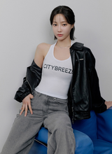 將圖片載入圖庫檢視器 CITYBREEZE 率性環保皮革口袋夾克