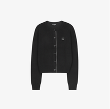 將圖片載入圖庫檢視器 CITYBREEZE LOGO燙布貼圓領針織外套 (3色可選_黑色/灰色/象牙白)