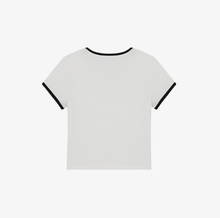 將圖片載入圖庫檢視器 CITYBREEZE 撞色修身短袖上衣 (7色可選_黑色/深藍色/白色/黃色/粉色/紅色/天空藍)