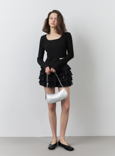 將圖片載入圖庫檢視器 CITYBREEZE 方領排釦造型長袖上衣 (4色可選_白色/灰色/米色/黑色)