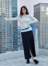 將圖片載入圖庫檢視器 CITYBREEZE 經典LOGO刺繡麻花針織上衣 (6色可選_奶油色/薄荷綠/深藍色/天空藍/黃色/灰色)