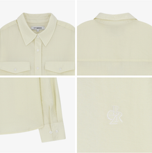 將圖片載入圖庫檢視器 CITYBREEZE 雙口袋天絲襯衫 (4色可選_黑色/白色/天空藍/檸檬黃)