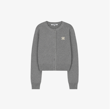 將圖片載入圖庫檢視器 CITYBREEZE LOGO燙布貼圓領針織外套 (3色可選_黑色/灰色/象牙白)