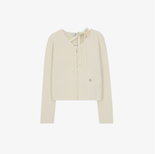 將圖片載入圖庫檢視器 CITYBREEZE 簡約綁帶兩件式針織套裝 (3色可選_黑色/橄欖綠/奶油色)