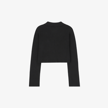 將圖片載入圖庫檢視器 CITYBREEZE 質感翻領針織罩衫 (2色可選_黑色/奶油色)