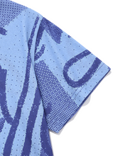 將圖片載入圖庫檢視器 FALLETT Cat Print 印刷貓貓藍色短版T恤