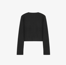 將圖片載入圖庫檢視器 CITYBREEZE 優雅雙扣小香風毛呢外套 (2色可選_象牙白/黑色)