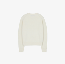 將圖片載入圖庫檢視器 CITYBREEZE LOGO燙布貼八字針織毛衣 (7色可選_象牙白/卡其色/淺綠色/天空藍/灰色/深藍色/黑色)