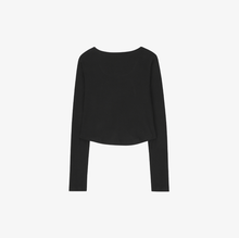 將圖片載入圖庫檢視器 CITYBREEZE 方領排釦造型長袖上衣 (4色可選_白色/灰色/米色/黑色)