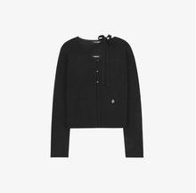 將圖片載入圖庫檢視器 CITYBREEZE 簡約綁帶兩件式針織套裝 (3色可選_黑色/橄欖綠/奶油色)