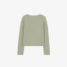 將圖片載入圖庫檢視器 CITYBREEZE 簡約綁帶兩件式針織套裝 (3色可選_黑色/橄欖綠/奶油色)