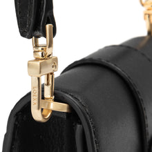 將圖片載入圖庫檢視器 LOEKA Micro Objet 優雅牛皮黑色方形迷你包