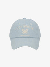 將圖片載入圖庫檢視器 CITYBREEZE 個性蝴蝶圖案棒球帽 (3色可選_黑色/深色丹寧/淺色丹寧)