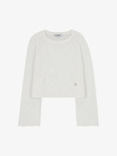 將圖片載入圖庫檢視器 CITYBREEZE 落肩寬鬆透膚針織上衣 (2色可選_黑色/白色)