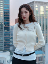 將圖片載入圖庫檢視器 CITYBREEZE 經典LOGO刺繡麻花針織上衣 (6色可選_奶油色/薄荷綠/深藍色/天空藍/黃色/灰色)