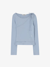 將圖片載入圖庫檢視器 CITYBREEZE 多層次造型長袖上衣 (3色可選_黑色/白色/天空藍)