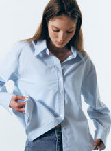 將圖片載入圖庫檢視器 CITYBREEZE 防皺經典淺藍色長袖襯衫