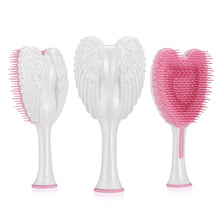 將圖片載入圖庫檢視器 TANGLE ANGEL Cherub 2.0 天使按摩髮梳_光澤白(粉梳)