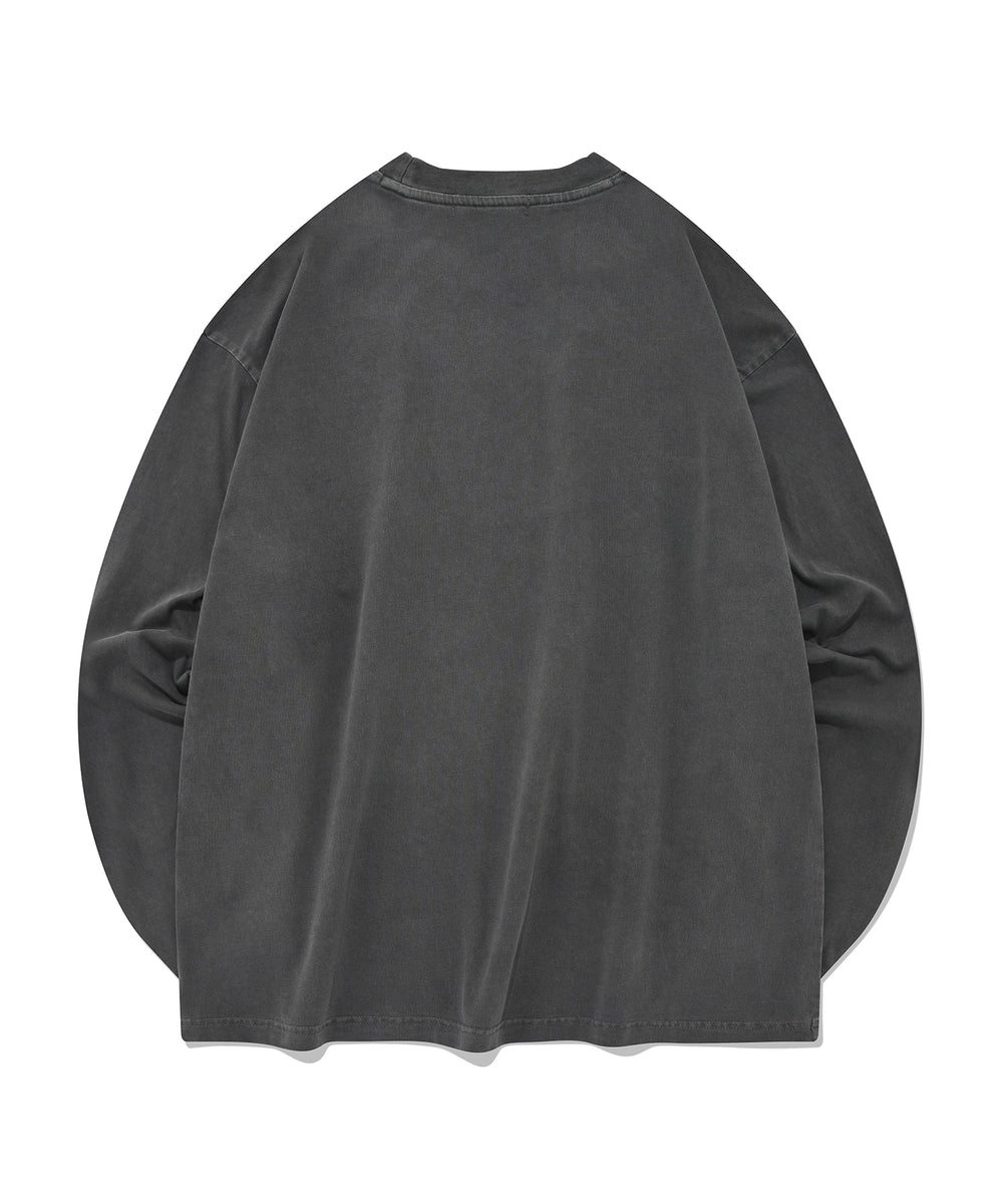 FALLETT★韓国★DEUX NERO LONG SLEEVE ロンT /追跡あり FALLETT Deux Nero 黑貓深灰色長袖上衣– NOTAG TAIWAN