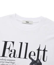 將圖片載入圖庫檢視器 FALLETT Deux Nero 黑貓白色長袖上衣