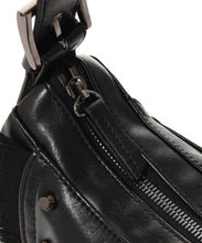 將圖片載入圖庫檢視器 FALLETT Nana Bag 黑色皮革肩背包