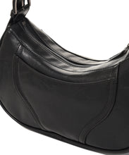 將圖片載入圖庫檢視器 FALLETT Nana Bag 黑色皮革肩背包