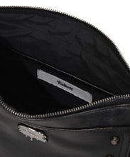 將圖片載入圖庫檢視器 FALLETT Nana Bag 黑色皮革肩背包