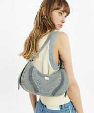 將圖片載入圖庫檢視器 FALLETT Nana Bag 丹寧牛仔肩背包