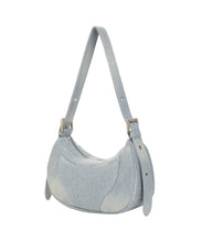 將圖片載入圖庫檢視器 FALLETT Nana Bag 丹寧牛仔肩背包