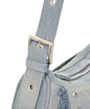 將圖片載入圖庫檢視器 FALLETT Nana Bag 丹寧牛仔肩背包