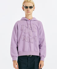 將圖片載入圖庫檢視器 FALLETT 拼貼花朵紫色連帽上衣